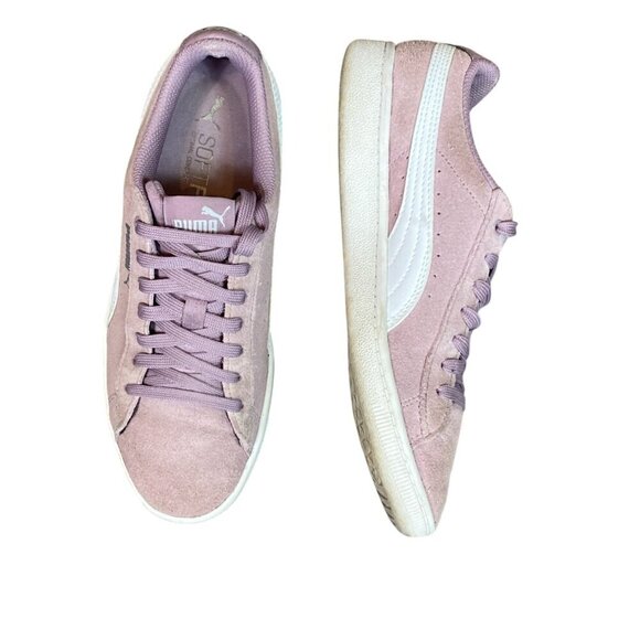 PUMA VIKKY Suede Elderberry Sneakers Tennis Shoes Court Shoe Wm Sz 6.5 #127M - Picture 5 of 10